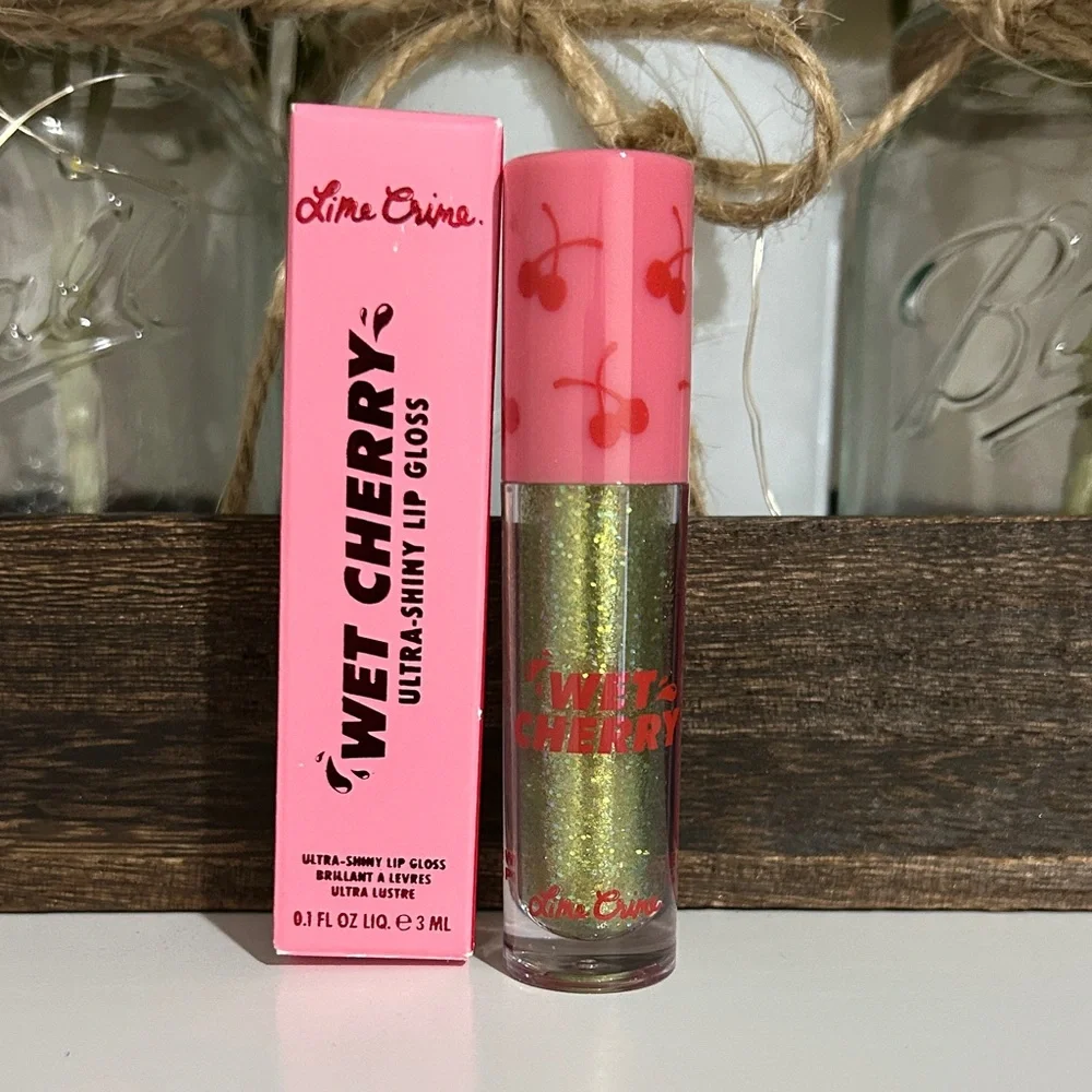 Lime Crime Wet Cherry Gloss - Cherry Slime - NIB